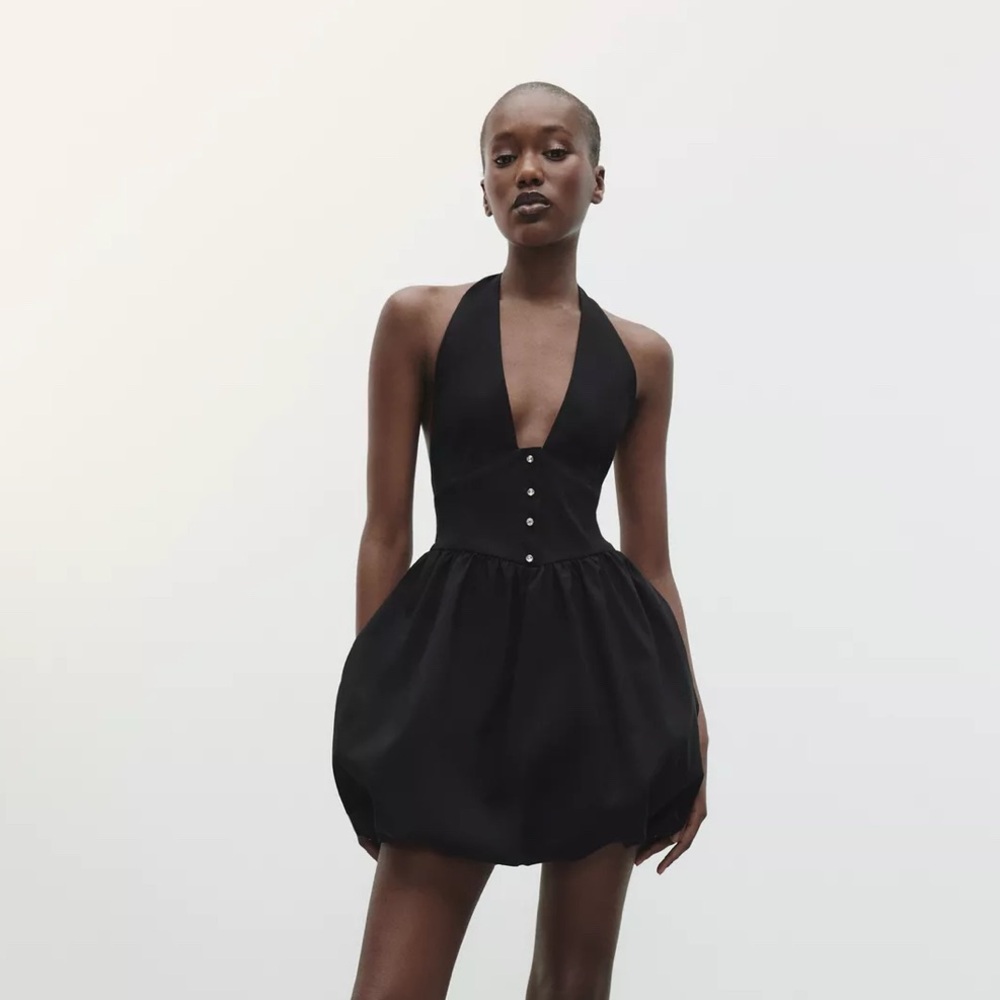 Zara Balloon Mini Dress
